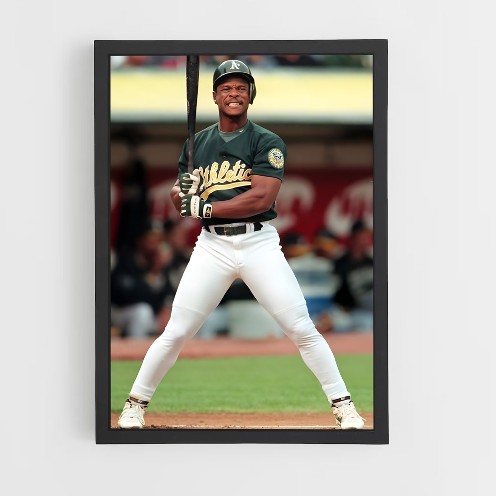 Poster The Base Stealer – affiche Baseball (vue 2)